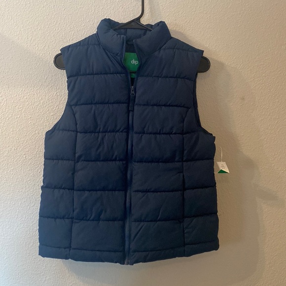 dip Jackets & Blazers - NWT Dip blue puffer vest size small